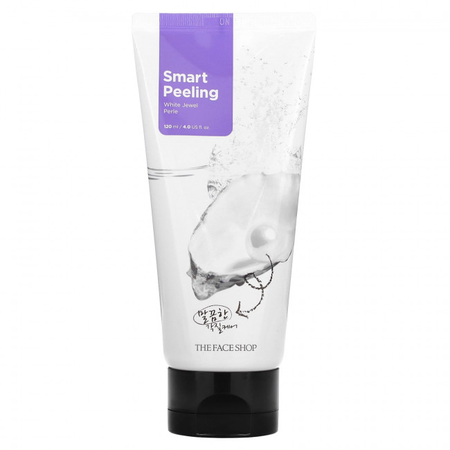 The Face Shop, Smart Peeling, перламутр с белым камнем, 120 мл (4 жидк. Унции) The Face Shop, Smart Peeling, перламутр с белым камнем, 120 мл (4 жидк. Унции)