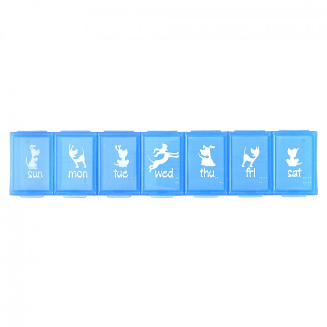 Ezy Dose, Pets, Weekly Pill Planner, Dogs, Large, 1 Count