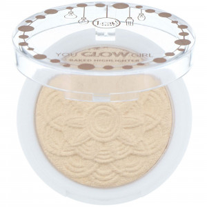 J.Cat Beauty, You Glow Girl, запеченый хайлайтер, оттенок YGG105 «Лунный свет», 8,5 г