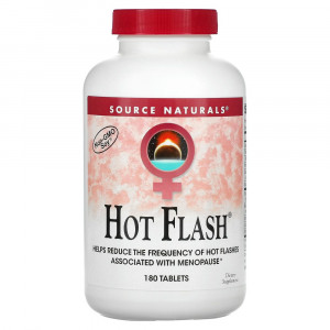 Source Naturals, Hot Flash, 180 таблеток Source Naturals, Hot Flash, 180 таблеток