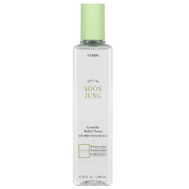 Etude, Soon Jung, тоник с центеллой, 200 мл (6,76 жидк. Унции) Etude, Soon Jung, тоник с центеллой, 200 мл (6,76 жидк. Унции)
