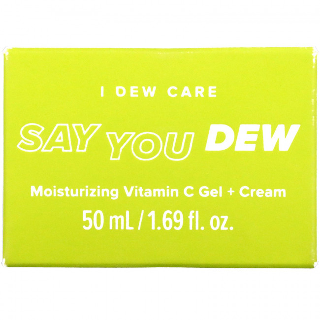I Dew Care, Say You Dew, увлажняющий гель и крем с витамином C, 50 мл (1,69 жидк. Унции)