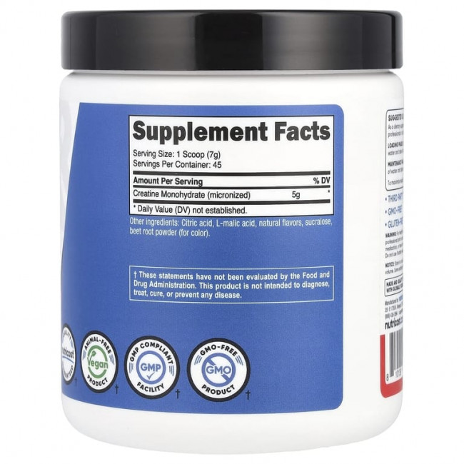Nutricost, Performance, моногидрат креатина, фруктовый пунш, 300 г (10,7 унции) Nutricost, Performance, моногидрат креатина, фруктовый пунш, 300 г (10,7 унции)