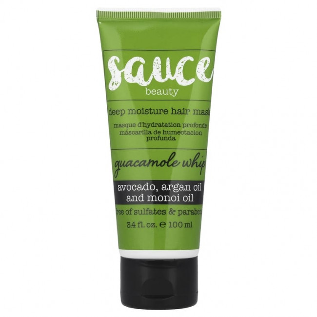 Sauce Beauty, Увлажняющая маска для волос, гуакамоле, 100 мл (3,4 жидк. Унции) Sauce Beauty, Увлажняющая маска для волос, гуакамоле, 100 мл (3,4 жидк. Унции)