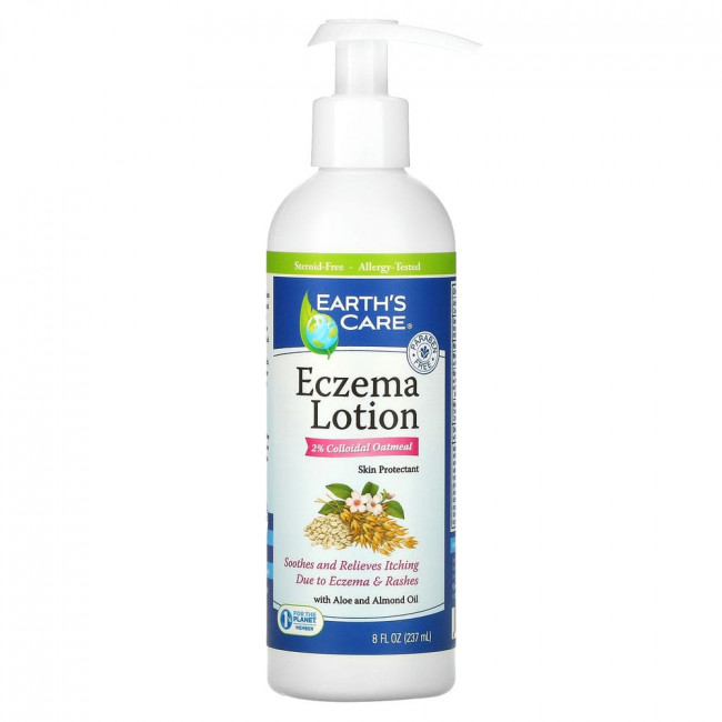 Earth's Care, Лосьон от экземы, 2% коллоидная овсянка, 237 мл (8 жидк. Унций) Earth's Care, Лосьон от экземы, 2% коллоидная овсянка, 237 мл (8 жидк. Унций)
