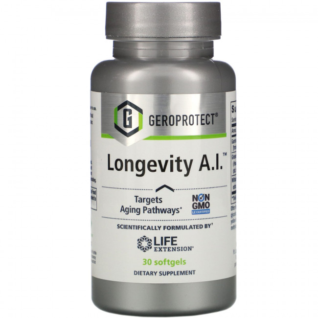 Life Extension, GEROPROTECT Longevity A.I., 30 капсул Life Extension, GEROPROTECT Longevity A.I., 30 капсул