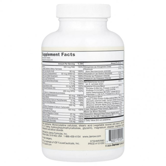 Jarrow Formulas, Men's Multi+™, мультивитамины для мужчин, 60 таблеток