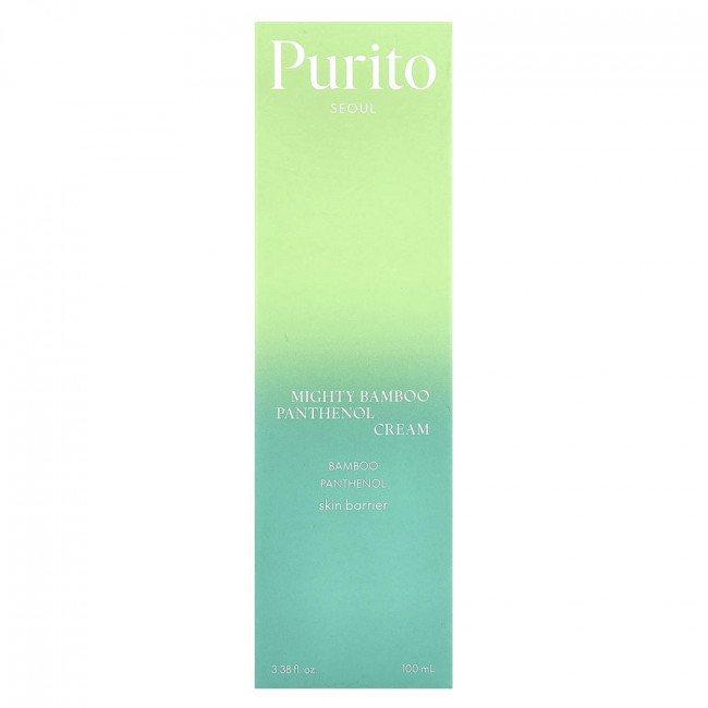 Purito, Сеул, Mighty Bamboo Panthenol Cream, 100 мл (3,38 жидких унций) Purito, Сеул, Mighty Bamboo Panthenol Cream, 100 мл (3,38 жидких унций)