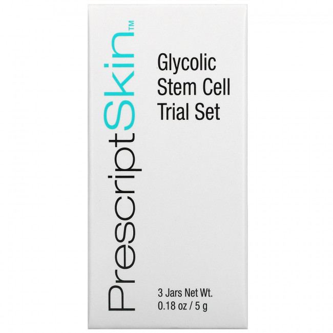 PrescriptSkin, набор пробных продуктов с гликолевой кислотой, 3 баночки по 5 г (0,18 унции) PrescriptSkin, набор пробных продуктов с гликолевой кислотой, 3 баночки по 5 г (0,18 унции)