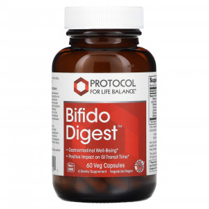 Protocol for Life Balance, Bifido Digest, 60 растительных капсул Protocol for Life Balance, Bifido Digest, 60 растительных капсул