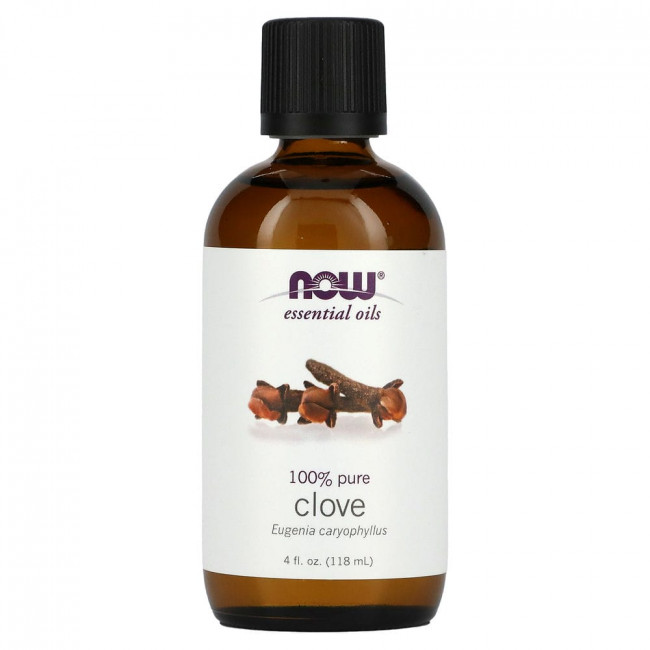 NOW Foods, Эфирные масла, гвоздика, 118 мл (4 жидк. унции) NOW Foods, Эфирные масла, гвоздика, 118 мл (4 жидк. унции)