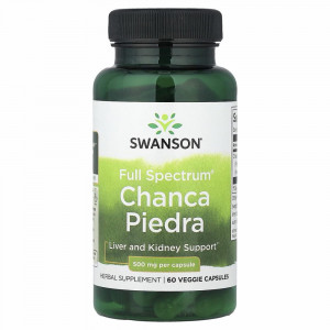 Swanson, Full Spectrum Chanca Piedra, 500 мг, 60 растительных капсул