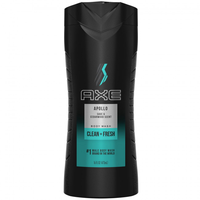 Axe, Гель для душа, Clean + Fresh, Apolo, 473 мл (16 жидк. Унций)