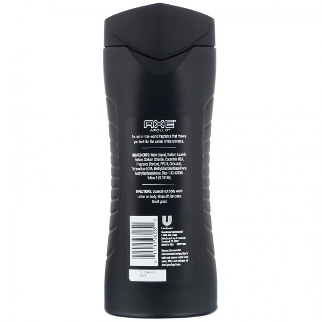 Axe, Гель для душа, Clean + Fresh, Apolo, 473 мл (16 жидк. Унций)