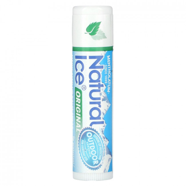Mentholatum, Natural Ice, лечебный бальзам для губ, SPF 15, 4,2 г (0,15 унции)