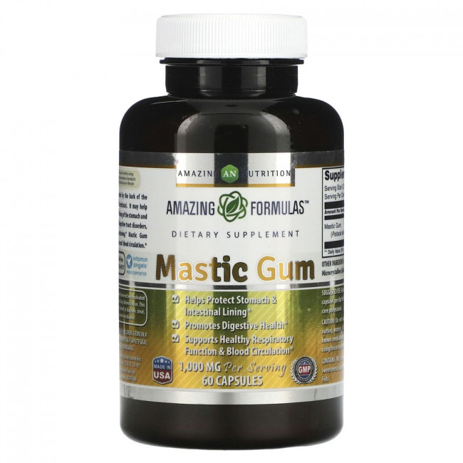 Amazing Nutrition, Мастиковая смола, 500 мг, 60 капсул