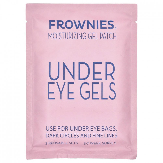 Гель для лица Frownies, гель для кожи вокруг глаз, 3 набора