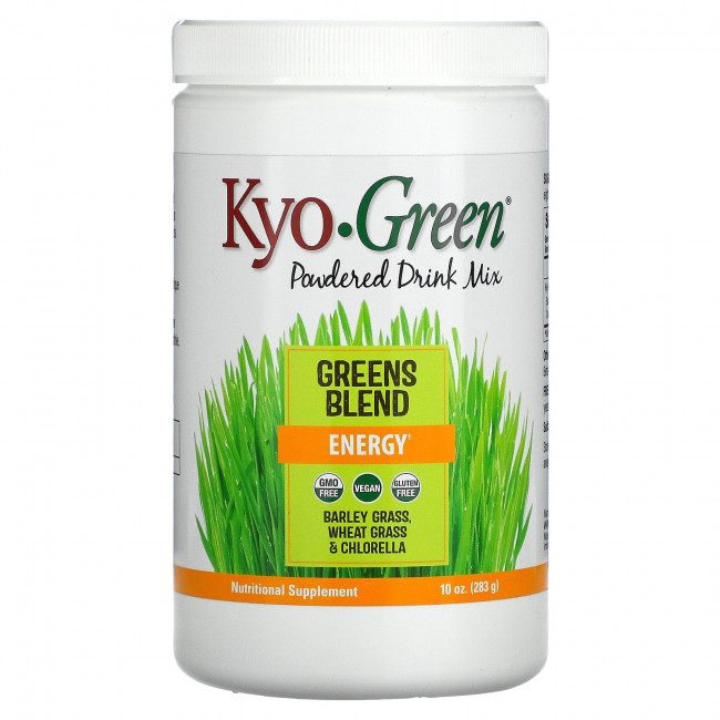 Kyolic, Kyo-Green, сухая смесь для напитка, 10 унций (283 г) Kyolic, Kyo-Green, сухая смесь для напитка, 10 унций (283 г)