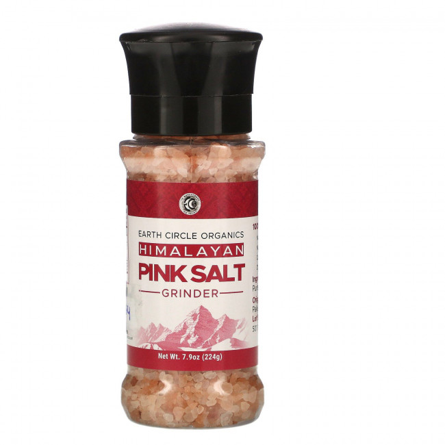 Earth Circle Organics, Гималайская розовая соль, 224 г (7,9 унции) Earth Circle Organics, Гималайская розовая соль, 224 г (7,9 унции)
