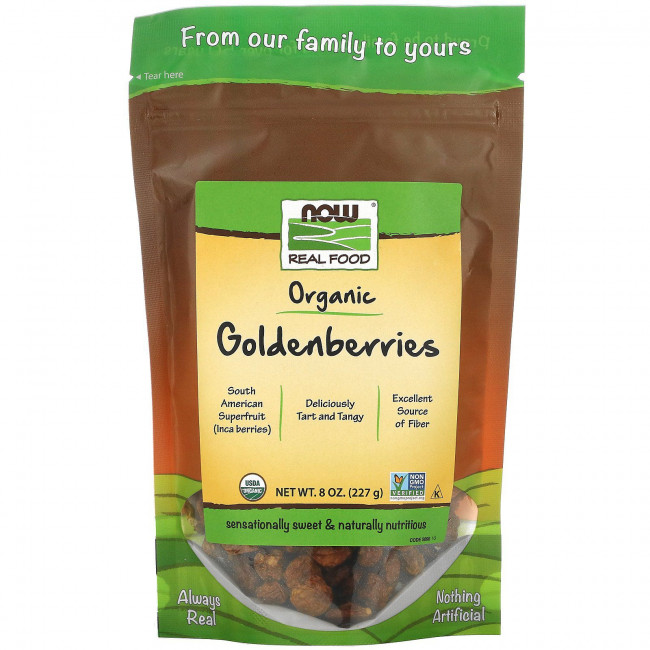 NOW Foods, Real Food, Сертифицированный органический физалис, 8 унций (227 г) NOW Foods, Real Food, Сертифицированный органический физалис, 8 унций (227 г)