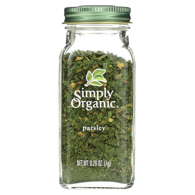 Simply Organic, Петрушка, 7 г (0,26 унции) Simply Organic, Петрушка, 7 г (0,26 унции)