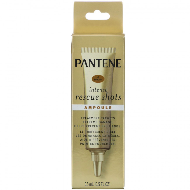Pantene, Pro-V, Intense Rescue Shots, в ампулах, 15 мл (0,5 жидк. Унции)