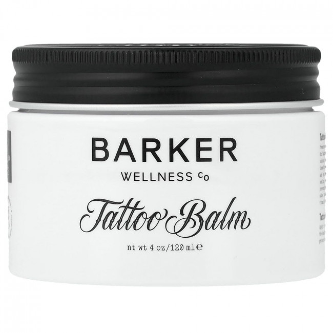 Barker Wellness Co, бальзам для татуировок, 120 мл (4 унции) Barker Wellness Co, бальзам для татуировок, 120 мл (4 унции)