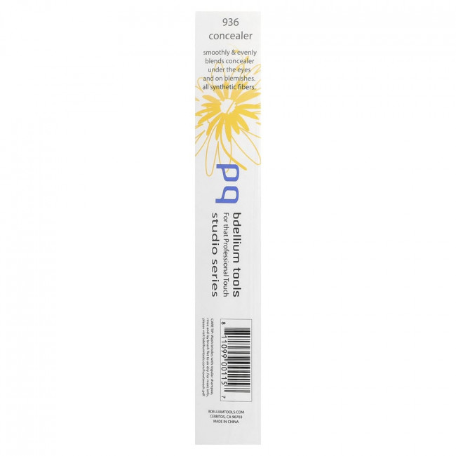 Кисть для консилера Bdellium Tools, Studio Series, Face 936, 1 кисть