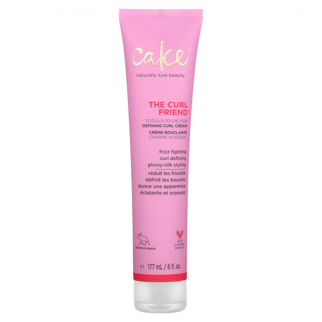 Cake Beauty, The Curl Friend, Крем для определения локонов, 6 жидких унций (177 мл) Cake Beauty, The Curl Friend, Крем для определения локонов, 6 жидких унций (177 мл)