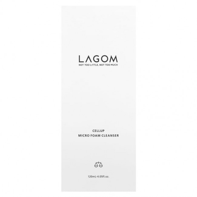 LAGOM, Cellup Micro Foam Cleanser, 120 мл (4,05 жидк. Унции) LAGOM, Cellup Micro Foam Cleanser, 120 мл (4,05 жидк. Унции)