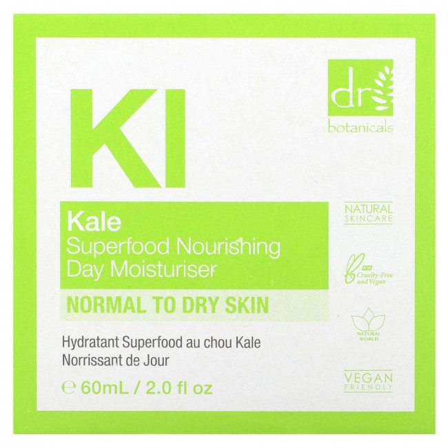 Dr. Botanicals, Питательное дневное увлажняющее средство Kale Superfood, 60 мл (2 жидк. Унции) (Товар снят с продажи)