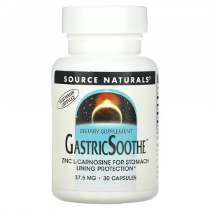 Source Naturals, GastricSoothe, 37,5 мг, 30 капсул Source Naturals, GastricSoothe, 37,5 мг, 30 капсул