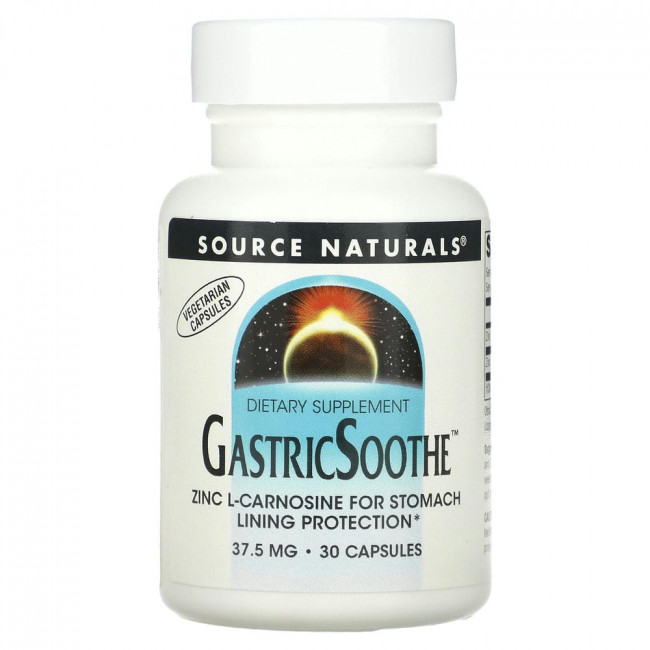 Source Naturals, GastricSoothe, 37,5 мг, 30 капсул Source Naturals, GastricSoothe, 37,5 мг, 30 капсул