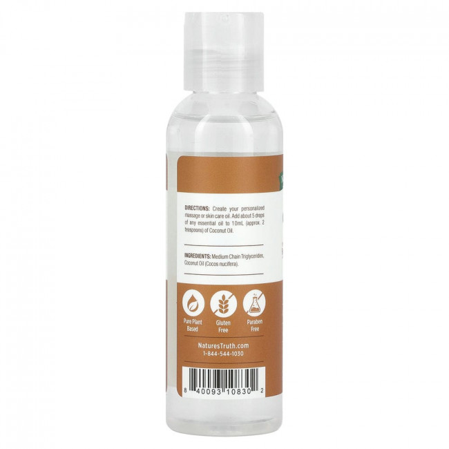 Nature's Truth, Skin Care Oil, Nourishing Coconut, 4 fl oz (118 ml)
