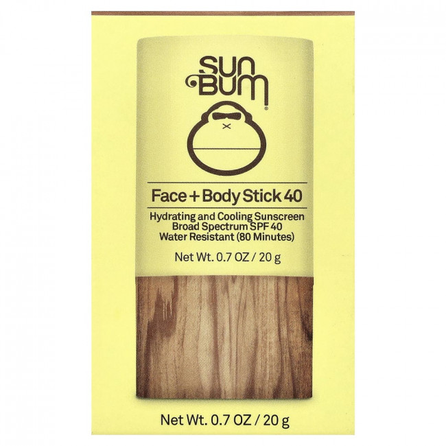 Солнцезащитный стик для лица и тела Sun Bum, SPF 40, 20 г