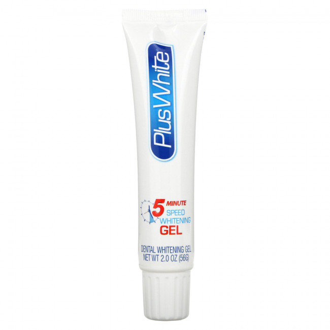 Plus White, 5-минутный отбеливающий гель, 56 г (2,0 унции) Plus White, 5-минутный отбеливающий гель, 56 г (2,0 унции)