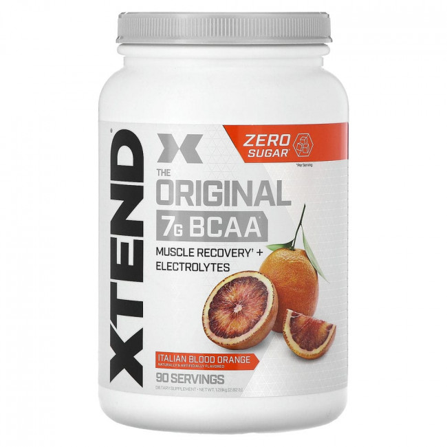 Xtend, The Original, 7 г аминокислот с разветвленными цепями, со вкусом итальянского красного апельсина, 1,31 кг (2,88 фунта) Xtend, The Original, 7 г аминокислот с разветвленными цепями, со вкусом итальянского красного апельсина, 1,31 кг (2,88 фунта)