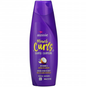 Aussie, Miracle Curls, шампунь с кокосовым маслом и маслом австралийского жожоба, 360 мл (12,1 жидк. унций)