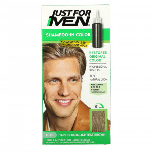 Just for Men, Мужская краска для волос Original Formula, оттенок блонд/самый светлый коричневый H-15, одноразовый комплект