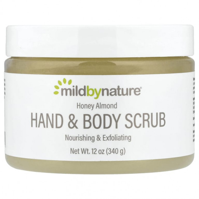 Mild By Nature, скраб для рук и тела, мед и миндаль, 340 г (12 унций)