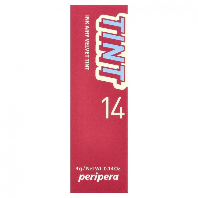 Peripera, Ink Airy Velvet Tint, 14 Rosy Pink, 0.14 oz (4 g)