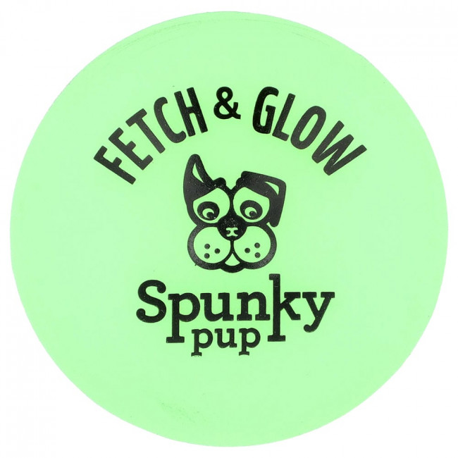 Spunky Pup, Fetch & Glow, мяч, средний размер, 1 игрушка Spunky Pup, Fetch & Glow, мяч, средний размер, 1 игрушка