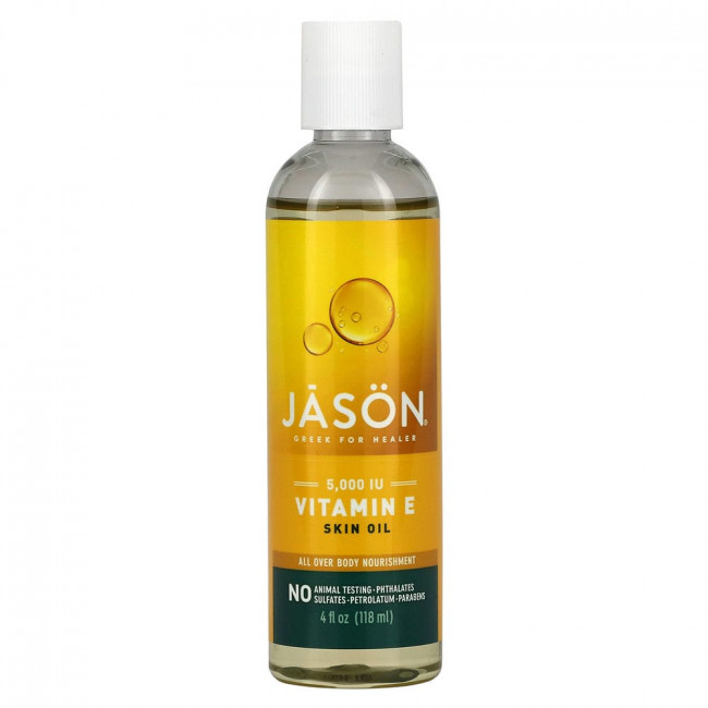 Jason Natural, Масло для кожи с витамином Е , 5000 МЕ, 118 мл (4 жидких унции) Jason Natural, Масло для кожи с витамином Е , 5000 МЕ, 118 мл (4 жидких унции)