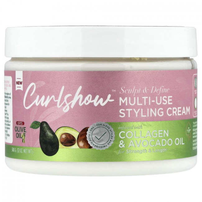 ORS, CurlShow™, Многофункциональный крем для укладки волос, 340 г (12 унций) ORS, CurlShow™, Многофункциональный крем для укладки волос, 340 г (12 унций)