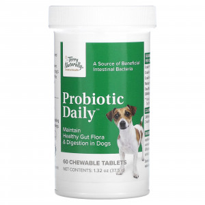 Terry Naturally, Probiotic Daily, для собак, 60 жевательных таблеток, 37,5 г (1,32 унции)