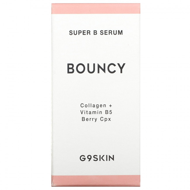 G9skin, Bouncy, сыворотка Super B, 30 мл (1,01 жидк. Унции) G9skin, Bouncy, сыворотка Super B, 30 мл (1,01 жидк. Унции)