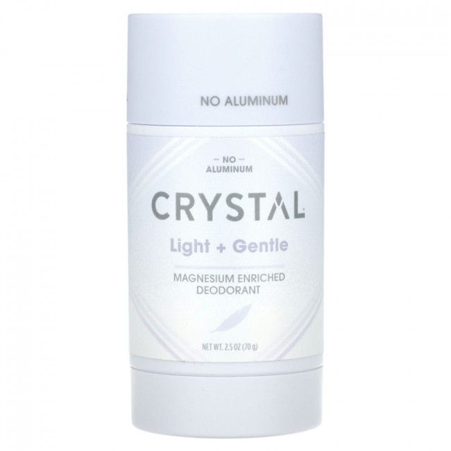 Crystal, Обогащенный магнием дезодорант, легкий и мягкий, 70 г (2,5 унции)