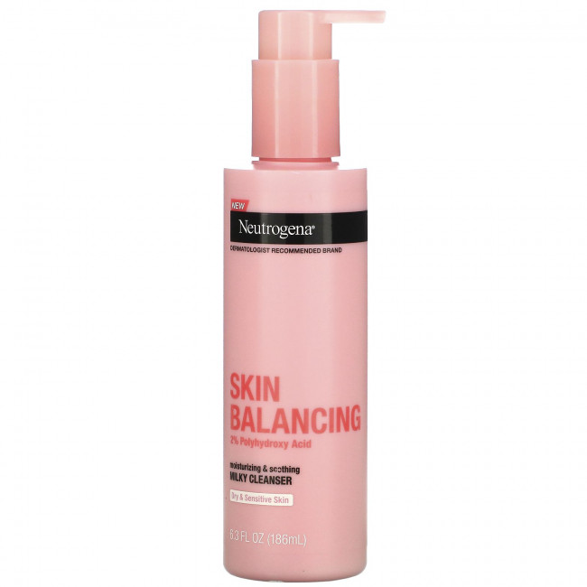 Neutrogena, очищающее молочко для восстановления баланса кожи, 186 мл (6,3 жидк.унции) Neutrogena, очищающее молочко для восстановления баланса кожи, 186 мл (6,3 жидк.унции)