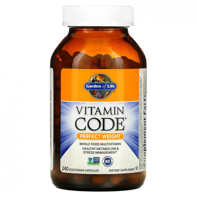 Garden of Life, Vitamin Code, Perfect Weight, 240 вегетарианских капсул Garden of Life, Vitamin Code, Perfect Weight, 240 вегетарианских капсул