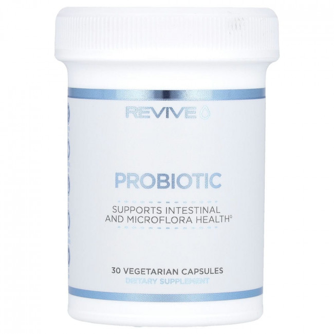 Revive, пробиотик, 30 вегетарианских капсул